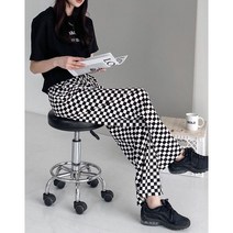 텐라인 패턴 스판 쿨링 팬츠