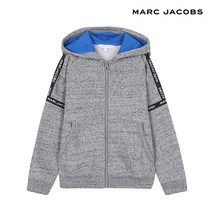 마크제이콥스키즈 공용 로고 레터링 후드집업(그레이)