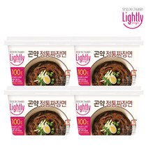 청정원 라이틀리 곤약 정통짜장면228g x4개(기한임박 23.12.13.까지)