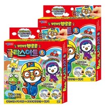 종이나라 5000 뽀로로 글라스아트, 혼합색상, 1팩