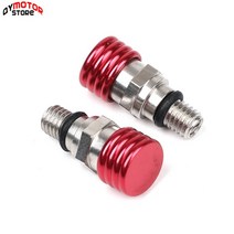 M4 * 7mm 포크 에어 블리더 릴리프 밸브 오토바이 Motocross SX EXC SMR All Modle Bike, 04 Red