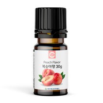 푸플 식품향료 과일 합성 머랭쿠키 제과제빵 슬라임 식용 자일리톨 식품첨가물, 038-복숭아향, 30g(30ml)