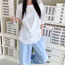 다잇템 여자 여름반팔 코디 튜닉 박시핏 티셔츠 (9724975)