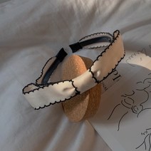 금춘이네 하이틴 제니 머리띠 HandMade 배색 리본 헤어터번