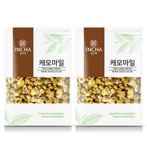 인차 캐모마일 카모마일 꽃 차 허브차 허브티, 100g, 2팩