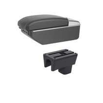 스즈키 스위프트 팔걸이 상자 2005-2022 용 자동차 인테리어 보관함 개조 부품, 03 A-black white line, 03 A-black white line