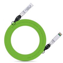 1 SFP+ 트위낵스 케이블 직접 연결 구리DAC 패시브 1.5m4.92피트 시스코 SFP-H1B-CU1.5M 머라키Meraki 유비쿼티 미크로틱 인텔 포티넷 넷기어 D-Link, Green 1 Pack_4m