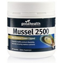 Goodhealth 굿헬스 뉴질랜드 초록 입 홍합 2500mg 300정 Mussel Green Lipped, 1개