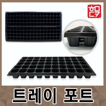 호미닷컴 트레이포트 - 모종판 육묘 모종 묘목 텃밭씨앗 채소류 육묘용 트레이 배양토, 02. 트레이포트 50구