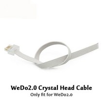 파워펑션 모터 5 개몫 새로운 25CM 35CM 50CM 전원 기능 부분 WEDO 2.0 케이블 빌딩 블록 크리스탈 커넥터 포트 로고 EV3 에 적합, 5개, 위도2.0 화이트