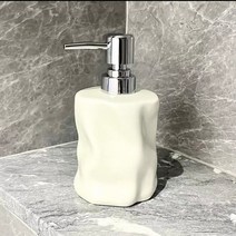 은점토 화이트 실버 세라믹 로션 욕실 가정용 비누 호텔 메이크업 샴푸 보관 400ml, 3.B