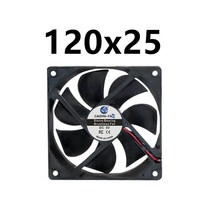 브러시리스 모터 냉각 팬 저소음 40MM 120MM 2 핀, 13 12025_03 24V