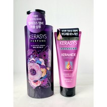 {TAK} 엘레강스 앰버 퍼퓸 샴푸 600ml 1개 + 케라마이드 극손상 트리트먼트 200ml 1개 .