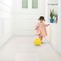 [리빙코디] TPU 셀프시공 퍼즐매트 1P 층간소음완화, 디자인:셀퍼매트 1P 밀크대리석 / 타입:코너