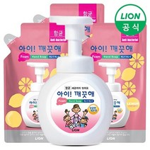 [신세계TV쇼핑]아이깨끗해 용기 490ml 1개+리필 450ml 3개, 4개, 3.청포도 490ml 1개+450ml 3개