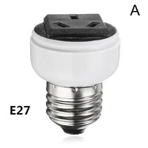 나사 전구 소켓 램프 홀더 흰색 조명 E27/b22/e14 미국 Eu 플매트 카펫 러그 전원 변환 어댑터, e27, 01 E27