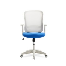 에어론 라운지 LW320 학생 오피스 사무용 컴퓨터 의자 체어, 블루+화이트