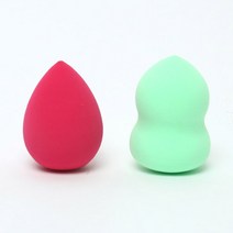 화장퍼프 6color 메이크업 스펀지 5개 set, 물방울퍼프-베이지(5개)