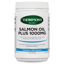 New ZeaLand직구 Thompsons 피쉬 오일 최상급 프로덕트 Salmon Oil Plus 1000mg DHA 500캡슐 1Pack, 수량, 상세참조