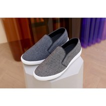 [당일출고]BIGSIZE빅사이즈신발 키높이(3cm) BIG스판 슬립온 운동화