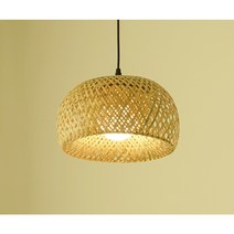 토탈LED 라탄300 1등 거실간접 조명등 전등갓 식탁등 식탁 펜던트 조명, 펜던트조명+주광색 볼구(전구포함)