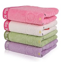 Hello Kitty 헬로키티 리본 150g 코마사 면 20수 타올 수건, 1개, 헬로키티(리본)-흰색