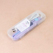 여성용 남성용 휴대용 컬러 판 미니고데기 판 고데기 고데기사용법 긴머리고데기 봉고데기44mm 앞머리고데기 봉고데기 차이슨 봉고, 라일락 퍼플+보관함, 단일사이즈