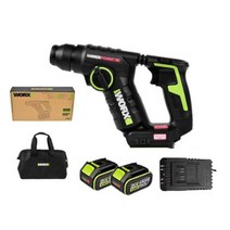 (웍스)충전로타리해머드릴 WU380S.2 20V/4.0AH, 1P