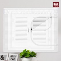 [바보사랑]다샵 창문형 지퍼식 모기장 화이트 150x120, 1개