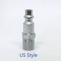 mdps커플링 1/4quot외부 스레드 공압 퀵 커플 링 수 커넥터 미국 스타일 유럽 조인트, [01] US Style, 01 US Style