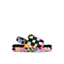 (정식매장판) UGG KIDS 22FW NEW 어그 키즈 아동공용 컬러 플러피 샌들 클로그(1130390K_BLKM) KUG27YSSL004MU 멀티