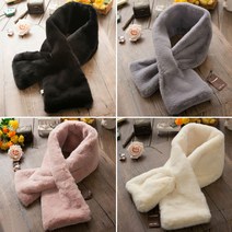 페이크퍼 데일리 목도리 머플러 겨울목도리 털목도리 넥워머