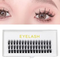 가닥속눈썹개별 속눈썹 이식 메이크업 볼륨 인조 연장 30D 풍성하고 자연스러운 세그먼트 클러스터 실 분, 01 0.07mm_01 8mm_01 C, 03 NAT02