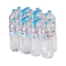 하이트진로 석수 2L 24펫 생수 물 안전한 워터 대용량 먹는샘물 병 국산, 24개