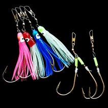 나라샵 UST 꼴뚜기 대구채비 어시스트훅 세이코 바늘 40호 외바늘 쌍바늘채비 대구바늘, 쌍바늘채비3개입, 1개