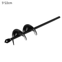 드릴 비트 날4 크기 정원 Auger 꽃 재배자 나선형 드릴 비트 육각 샤프트 구멍 파는 야드 원예 심기 침구, 03