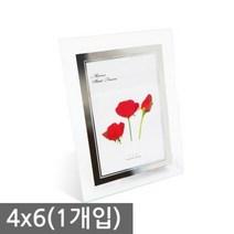 국산 크리스탈액자 4R 4x6 사진액자 유리액자 단품, 임의발송
