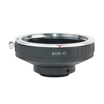 EOS-C Lens Adapter Ring For Canon EF/EF-S To C-Mount Cine Camera, 01 Black