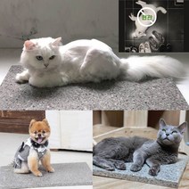 반려동물 강아지 대리석 쿨매트 위생적 시원한 강아지 고양이 대리석 침대 방석, M그레이