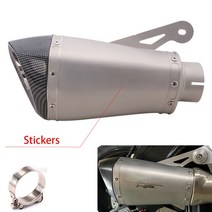 bmw s1000 s1000r s1000rr 60mm 오토바이 배기 파이프 시스템 수정 머플러 모토 이스케이프 레이저 이동식 db 킬러 슬립 온, b