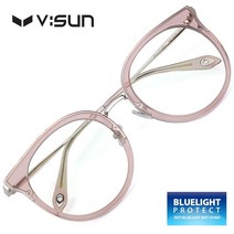 브이선 청광 블루라이트 차단 투명 안경테 HOPE-04-BLB02(54)