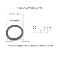 CS 1.9mm 한 팩에 10 개 불소 고무 씰링 O 링 FKM O-링 오일 씰 워터 개스킷 와셔 OD 5mm -, 29 OD 24mm_01 1.9mm