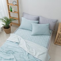 이솔홈 크레용 선염 여름 냉감 이불패드세트 SS, 단품