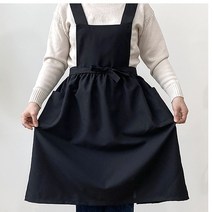 블랙빈 앞치마 여성스런 편한 넉넉한 H형 폴리 원피스 홈웨어 주방 신혼 새댁 집들이 이사 어린이집 보육교사 유치원 놀이방 선생님 요양원 실용적 신학기 단체복 추천 선물
