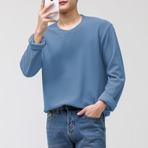 [오버나인] 남자 버블 무지 빅사이즈 긴팔티