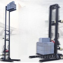 에어컨리프트 고소작업대 테이블 엔진 이동식 대차 구루마, 5. 6m 리프트 - 핸들 업그레이드