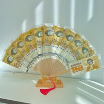 [프렌치로즈]1분완성 고급 돈부채 노리개세트, 10p+부채받침대