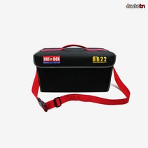 AB UB22 신제품 오토바이 패스트푸드 햄버거 100% 국산 배달가방 배달통 퀵서비스, 1개, 블랙