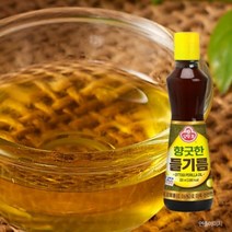 오뚜기 향긋한 들기름 320ML 생들기름 국산들기름, 기본