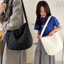 주디앤 여성 퀄팅 누빔 패딩 크로스백 2P